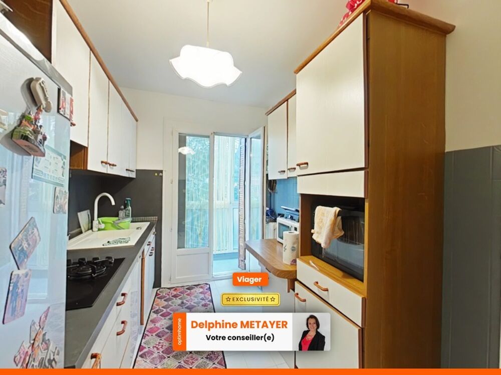 Viager libre  Appartement T3 à vendre déjà loué  Investissement locatif sécurisé  Femme 79 ans