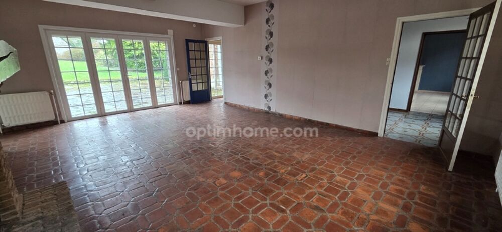 A ROMERIES 59730 - MAISON DE CARACTERE A FORT POTENTIEL EN COEUR DE VILLAGE - 4 A 6 CHAMBRES