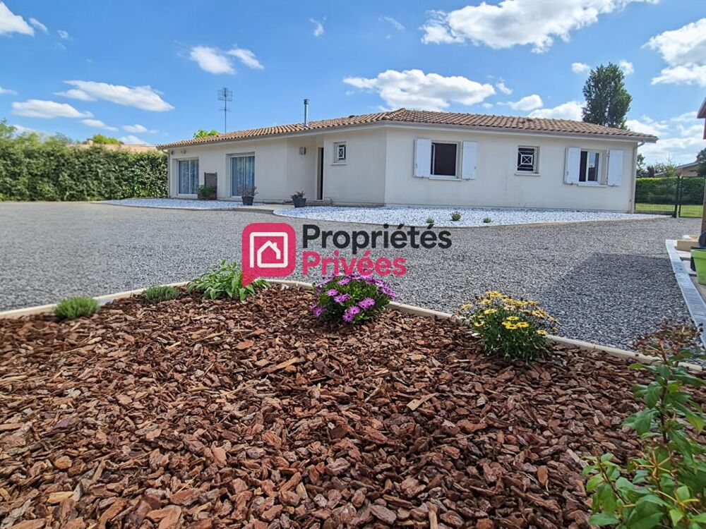 Maison plain-pied 128 m2, 6 pièces, 1162 m2 de jardin clos