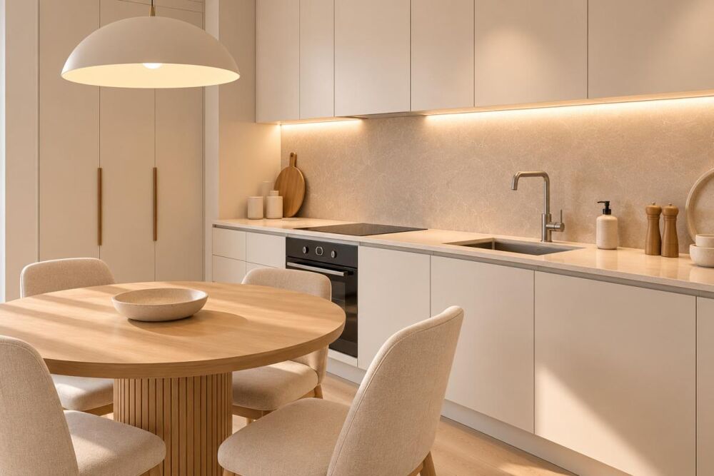 STUDIO NEUF DE 34 M² AU 4E ÉTAGE AVEC BALCON À 5 MIN À PIED DU RER