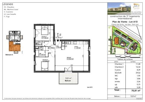   Appartement neuf Appartement - 3 pi�ce(s) - 75 m�