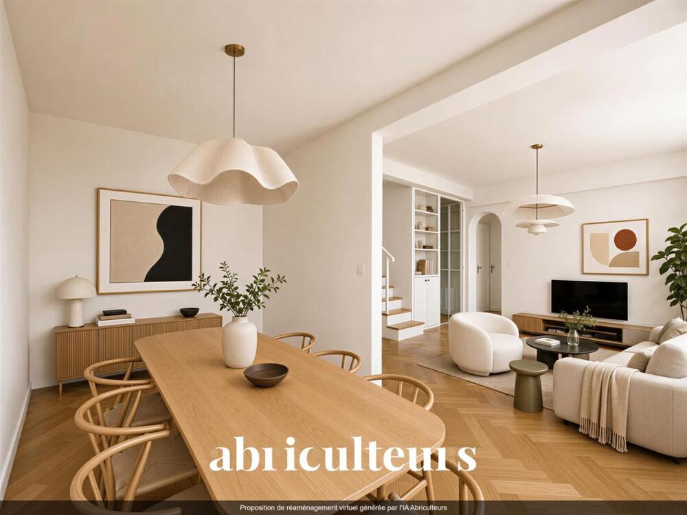 Duplex 4 pièces  Charme de l'ancien & Volume - Centre-ville de Puteaux (92800)