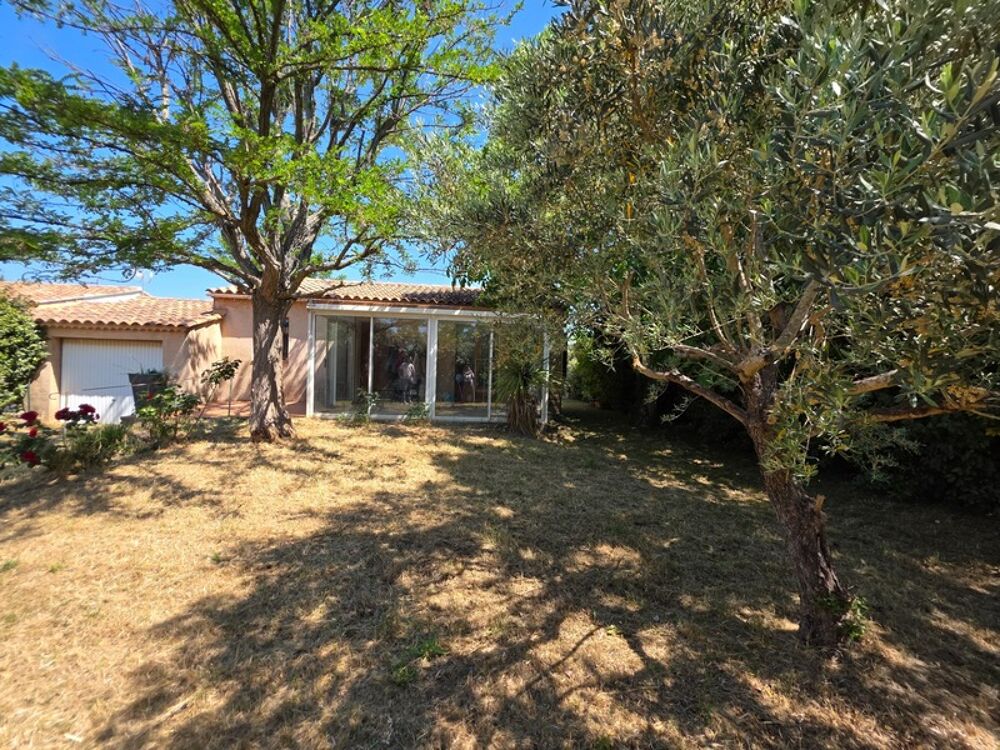 TRETS  Maison individuelle de plain-pied avec jardin, véranda et garage à pied du centre-ville