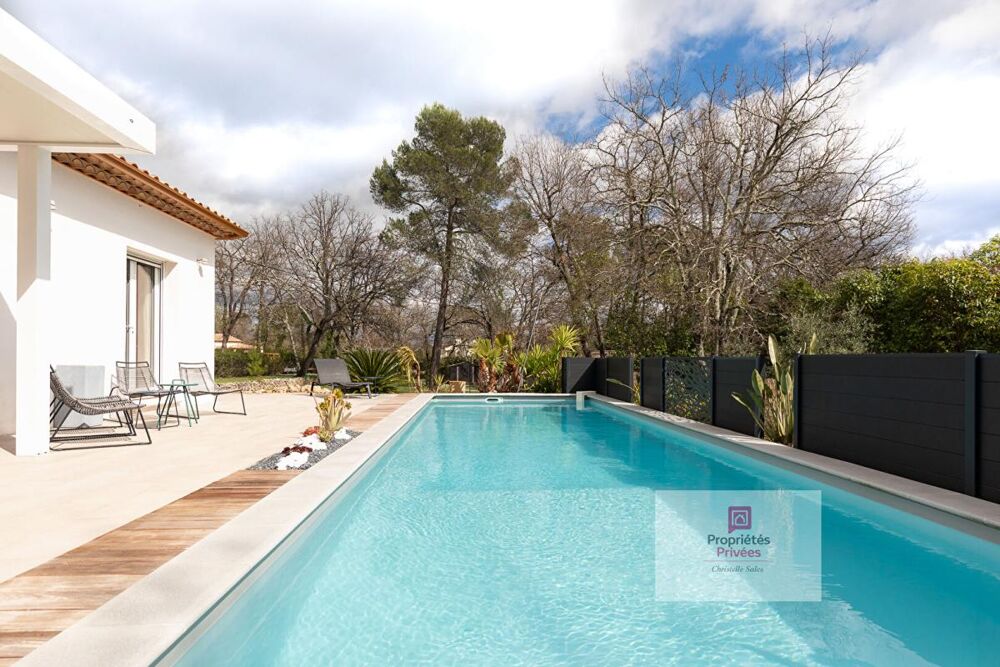 villa de plain-pied 4 pièces avec piscine proche fayence