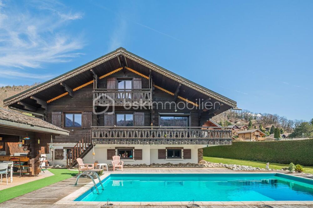 Chalet avec piscine et espace bien-être  Mieussy