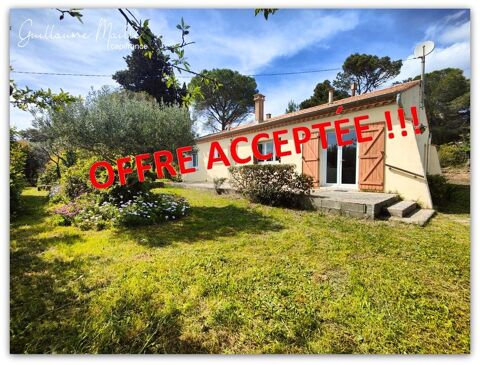   Exclusivité - Villa de plain-pied 4 pièces 95m² sur grand terrain constructible à Neffiès (34320) Maison - 4 pièce(s) - 95 m²