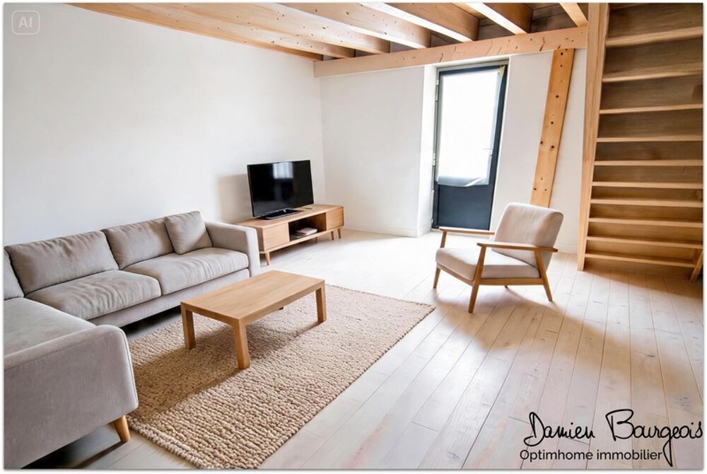 Maison mitoyenne brute avec fort potentiel d' environ 140 m² au sol