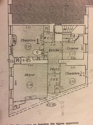 Appartement à louer 3 pièces 64 m²