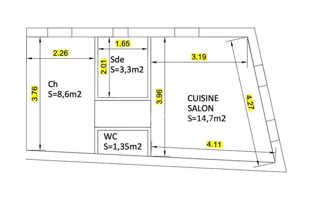 Appartement à vendre 2 pièces LA FLOTTE (17)
