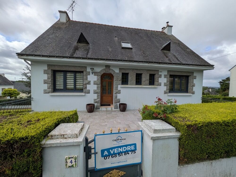 GUEMENE SUR SCORFF BELLE MAISON NEO BRETONNE DE 5 PIECES AVEC VIE PLAIN PIED DE 140M² ENVION PARCELLE CLOTUREE DE 980M²