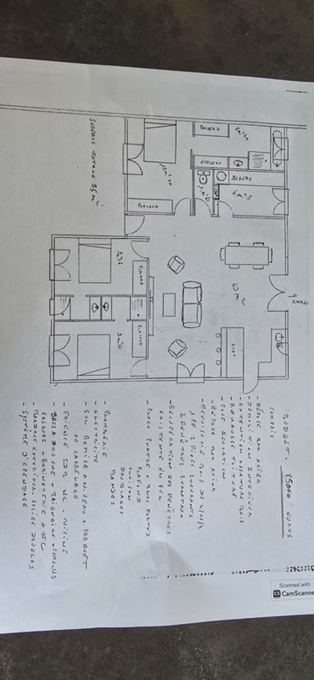 Vente Maison Maison de 55 m² avec potentiel d'évolution - 3 chambres - Terrain 977 m² Merignac