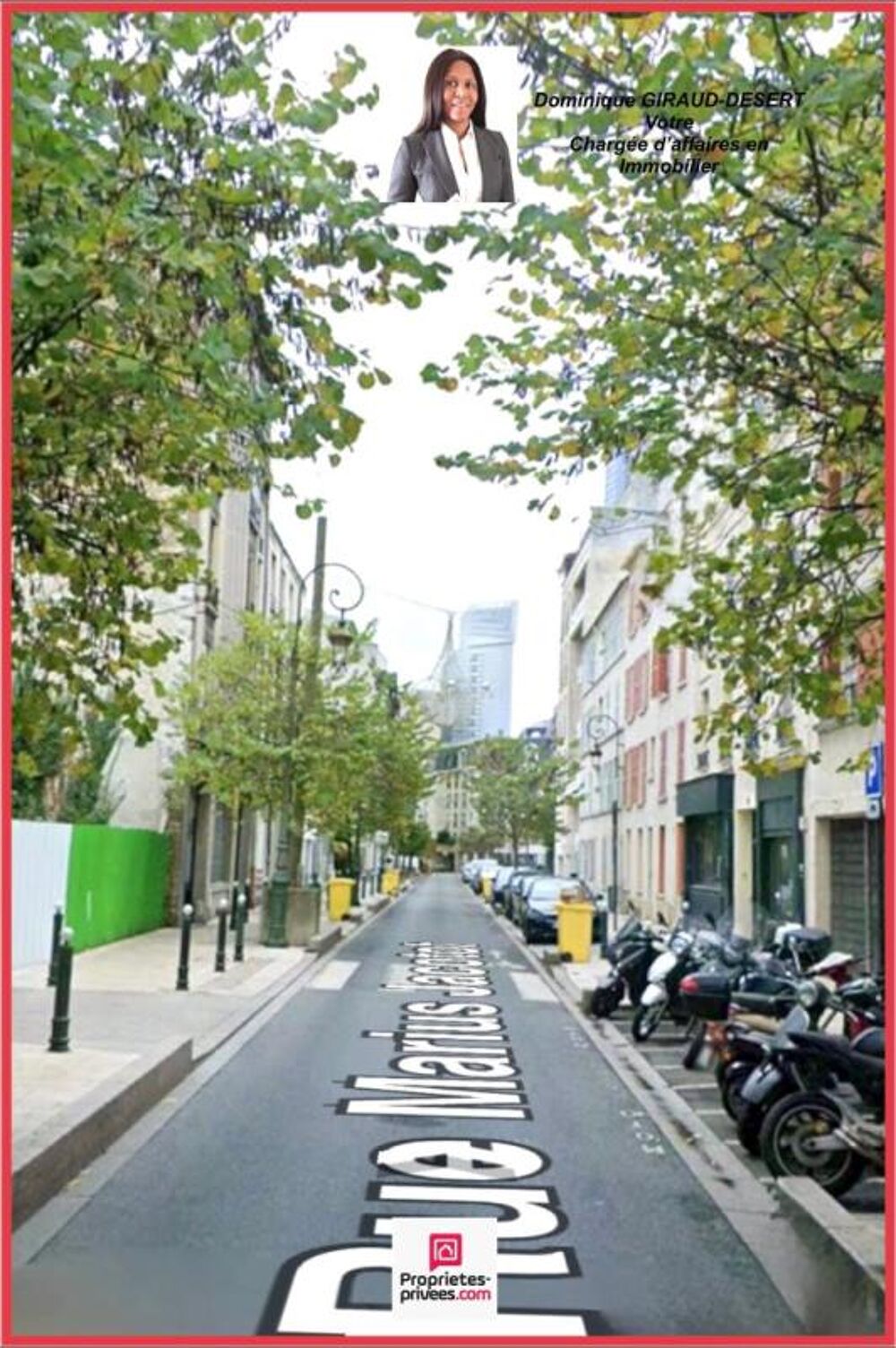 92800 PUTEAUX RUE MARIUS JACOTOT - EXCLUSIVITÉ - STUDIO À VENDRE