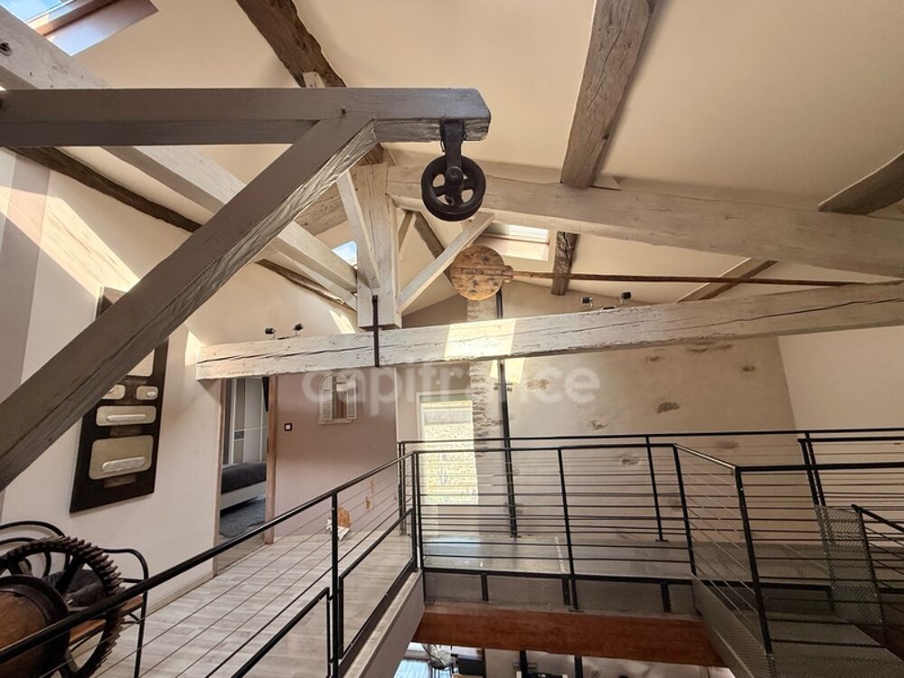 Loft exceptionnel 170m2 habitables 4 chambres, 1 garage et jardin à 20km de Carcassonne avec piscine hors sol