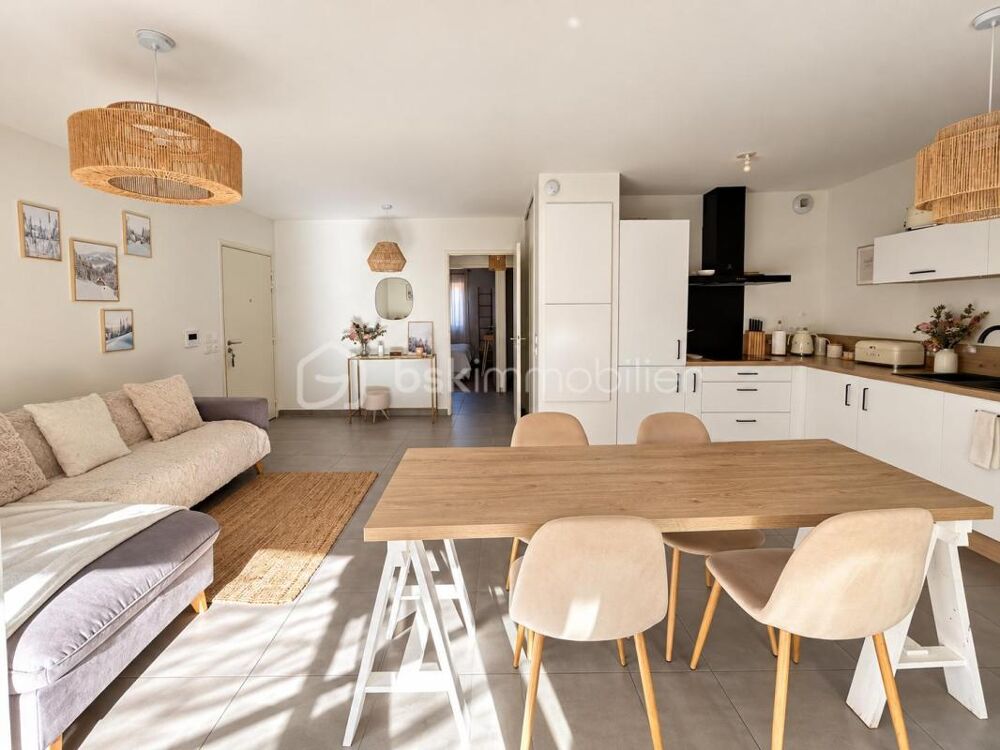 Vente Appartement RESIDENCE RECENTE - APPARTEMENT SANS TRAVAUX - LUMINEUX ET TRAVERSANT - REZ DE TERRASSE SURELEVE Saint martin d heres