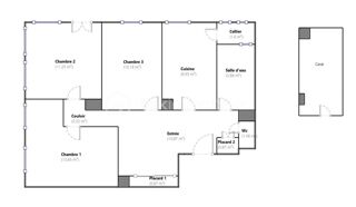  Appartement à vendre 4 pièces 66 m²