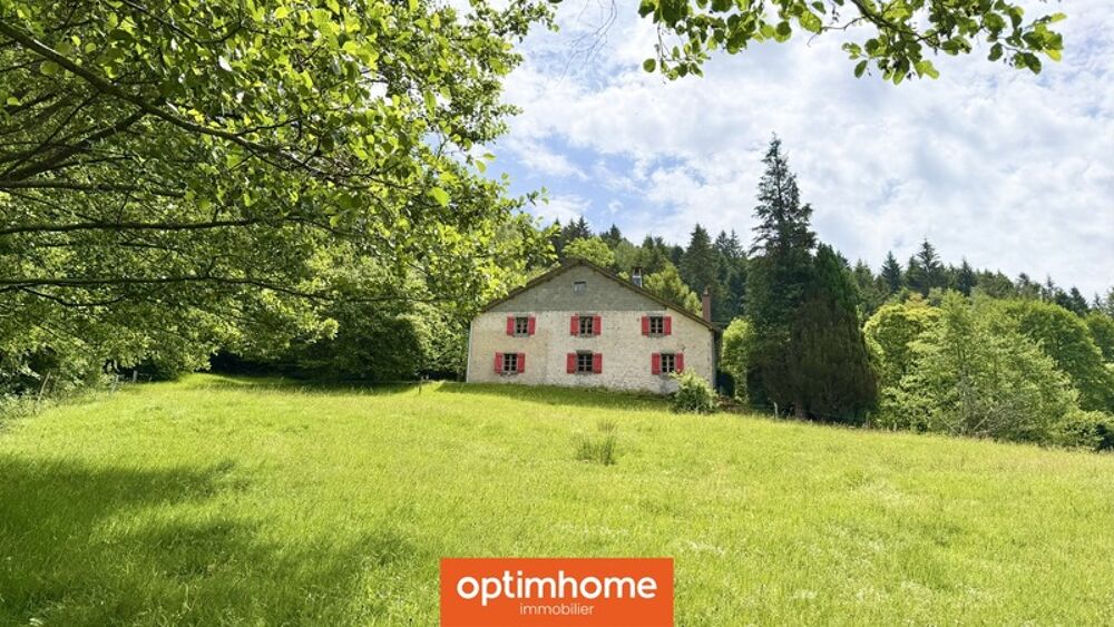 Vente Maison VENTRON – Ancienne ferme de montagne en pierre sur plus d'1 hectare de terrain – 140 m² habitables – Grange, caves et ruisseau Ventron