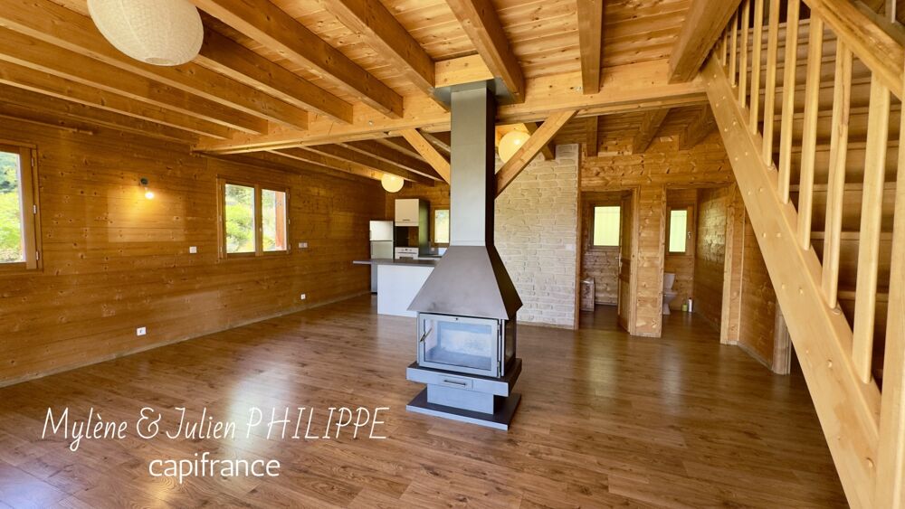 Chalet ossature bois à Pelleautier (05)