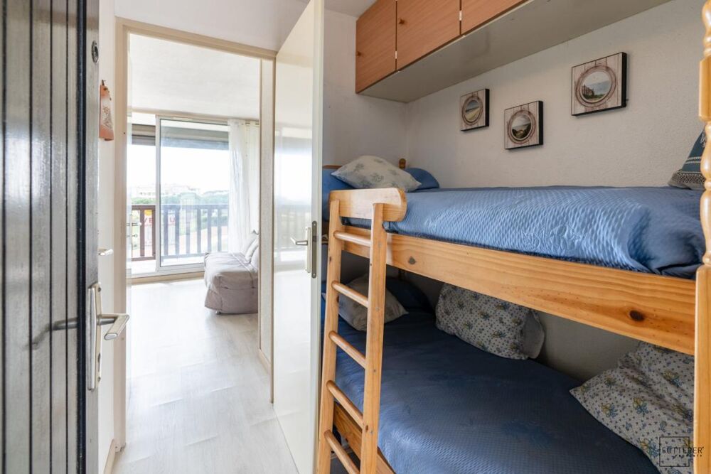 Vente Appartement Studio +Cabine avec terrasse et Parking Saint pierre la mer