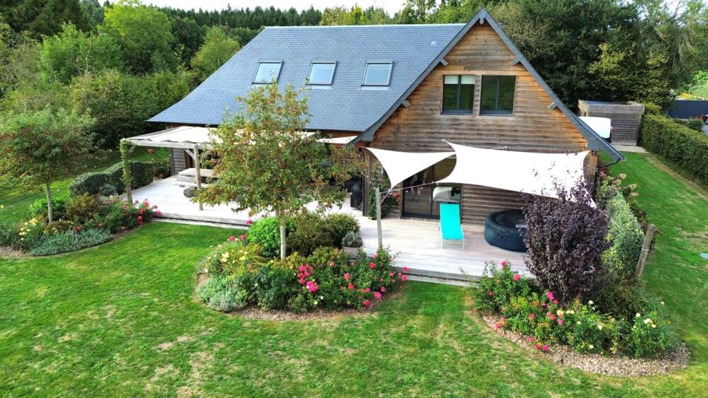 Vente Maison Maison coup de coeur en ossature bois de 168 M2 4 chambres Beaux volumes et au calme Fierville les parcs