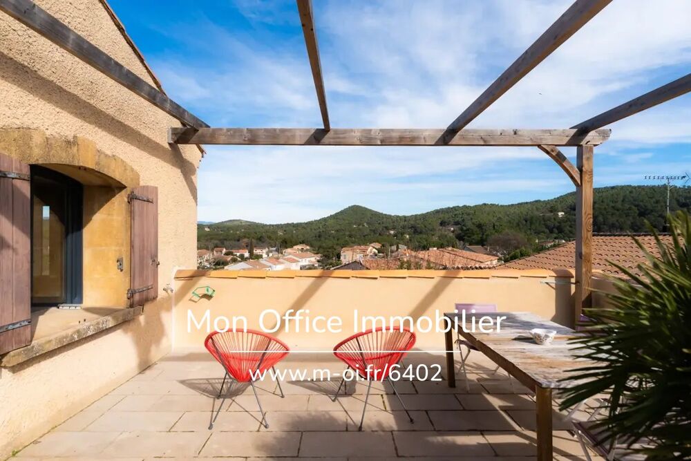 Référence : 6402-SKA. - Maison 4 pièces avec deux terrasses, un garage et 3 places de stationnement à Rognes (13840)