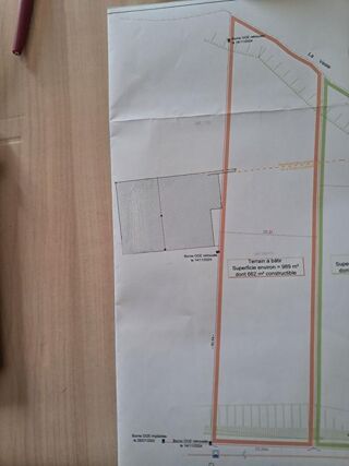  Terrain � vendre 989 m�