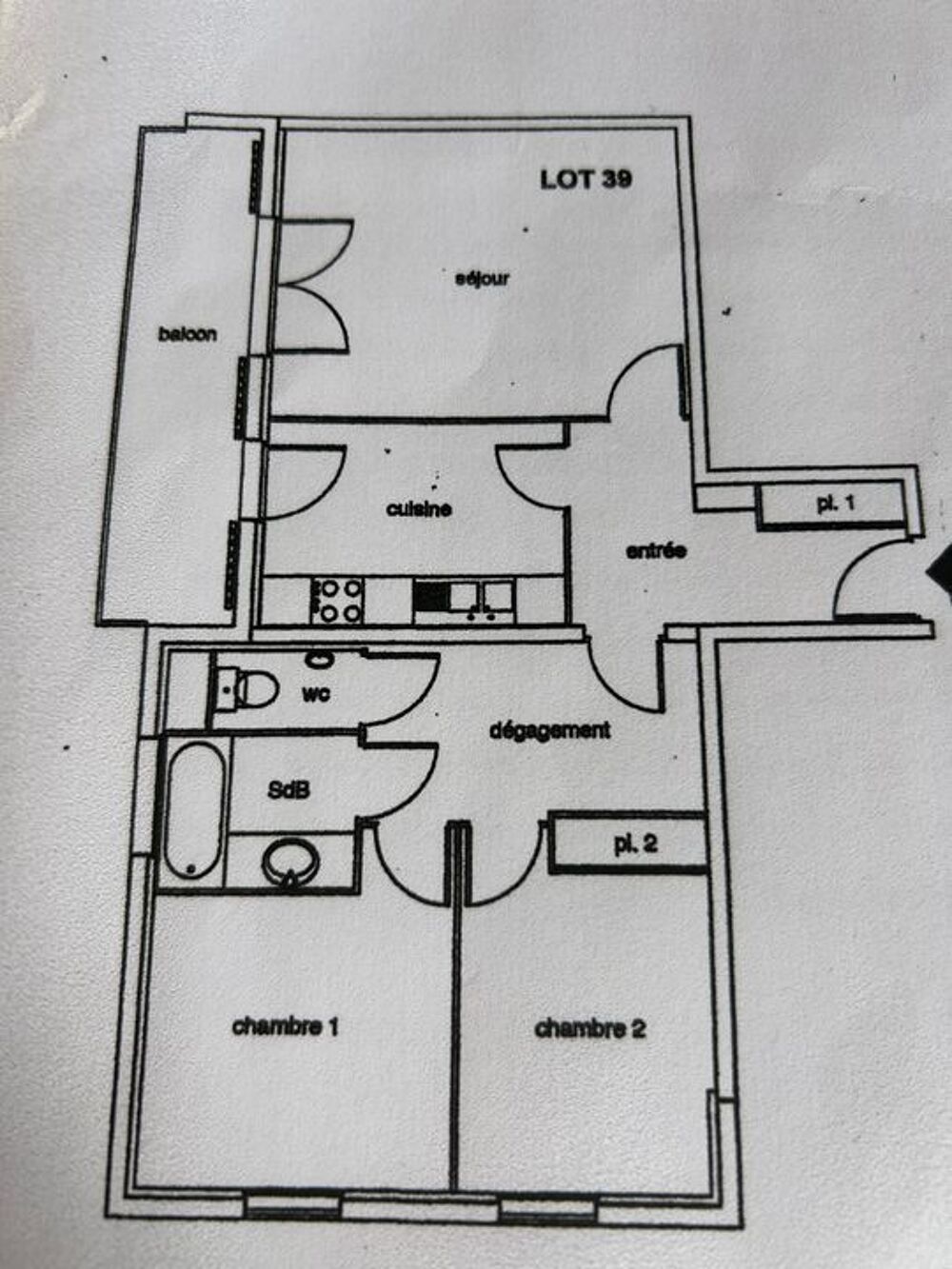 Location Appartement Appartement de 73m2 à louer sur Bordeaux Bordeaux