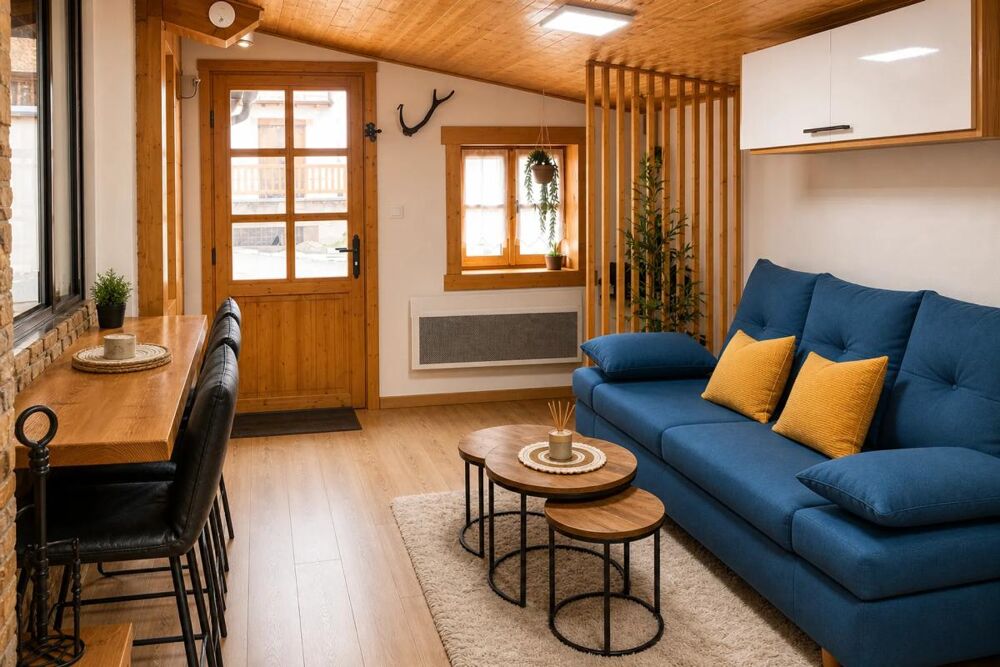 La Llagonne  Maison rénovée avec T2 loué