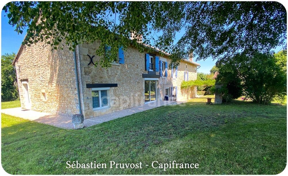 Champagnac de Belair (24), Dordogne, Maison en pierre à vendre, 211 m², 6 Pièces, Terrain 4 332 m², 5 chambres, Gîte, Atelier