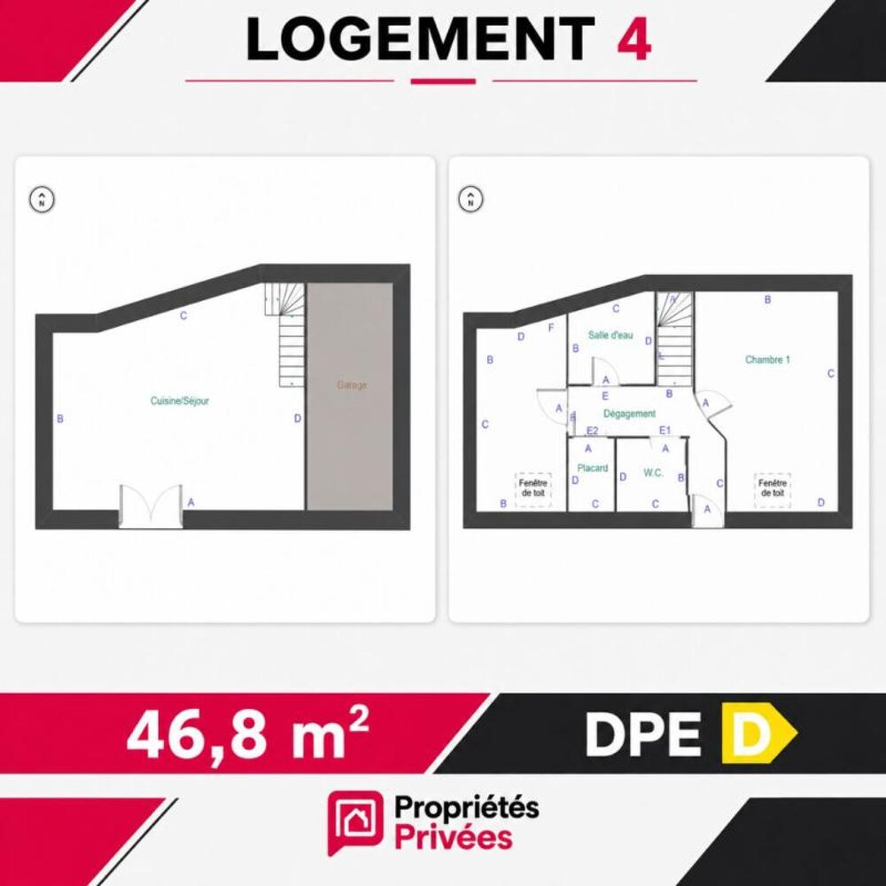 Vente Maison CANCALE 35260 -CORPS DE FERME COMPOSÉ DE 5 LOGEMENTS  400 M2 HABITABLE AU TOTAL Cancale