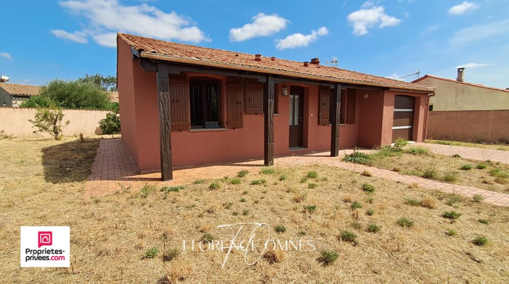 Exclusivité à TREBES - Villa 4 faces - Plain-pied - 2 chambres + 1 bureau 76 m2