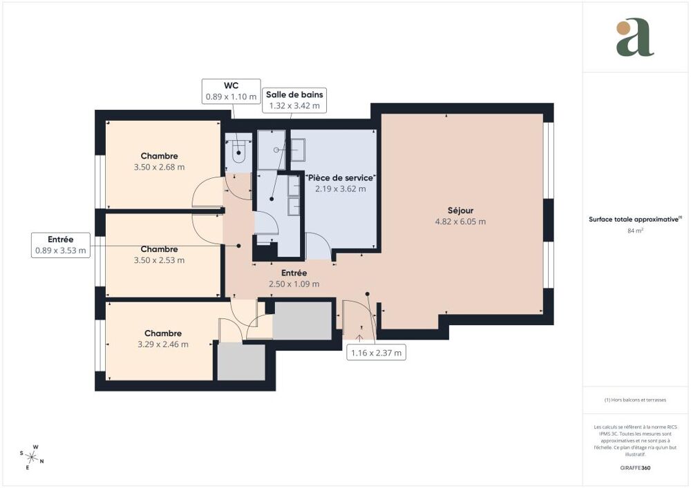 Vente Appartement Appartement familial en vente à Saint-Mandé - 86 m² - 4 pièces Saint mande