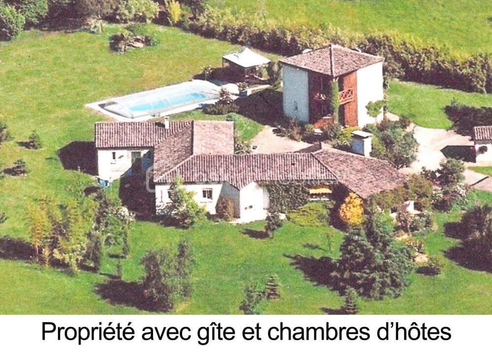 Propriété contemporaine avec gîte, chambres d'hôtes, piscine et parc arboré clos