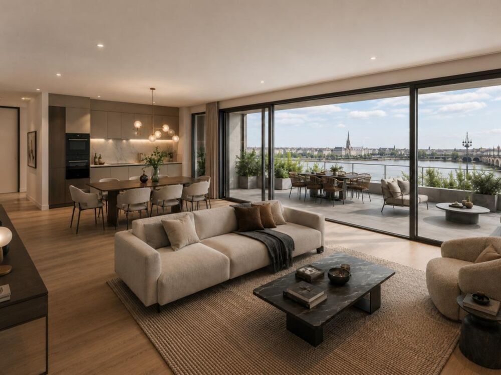 Vente Appartement T5 VUE GARONNE + PARKING Bordeaux