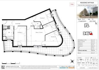  Appartement � vendre 4 pi�ces 72 m�