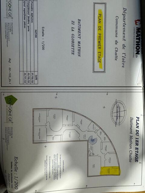 Bureau &Agrave; Louer 283 38160 Chatte