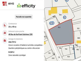  Terrain � vendre 2340 m�