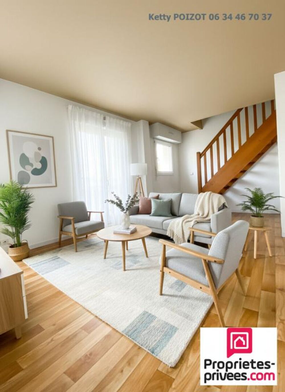 SOUS OFFRE Nouveau - Appartement T2 duplex au 3 étage d'une copropriété calme, situé à deux pas du pont de la Tortière (44390)
