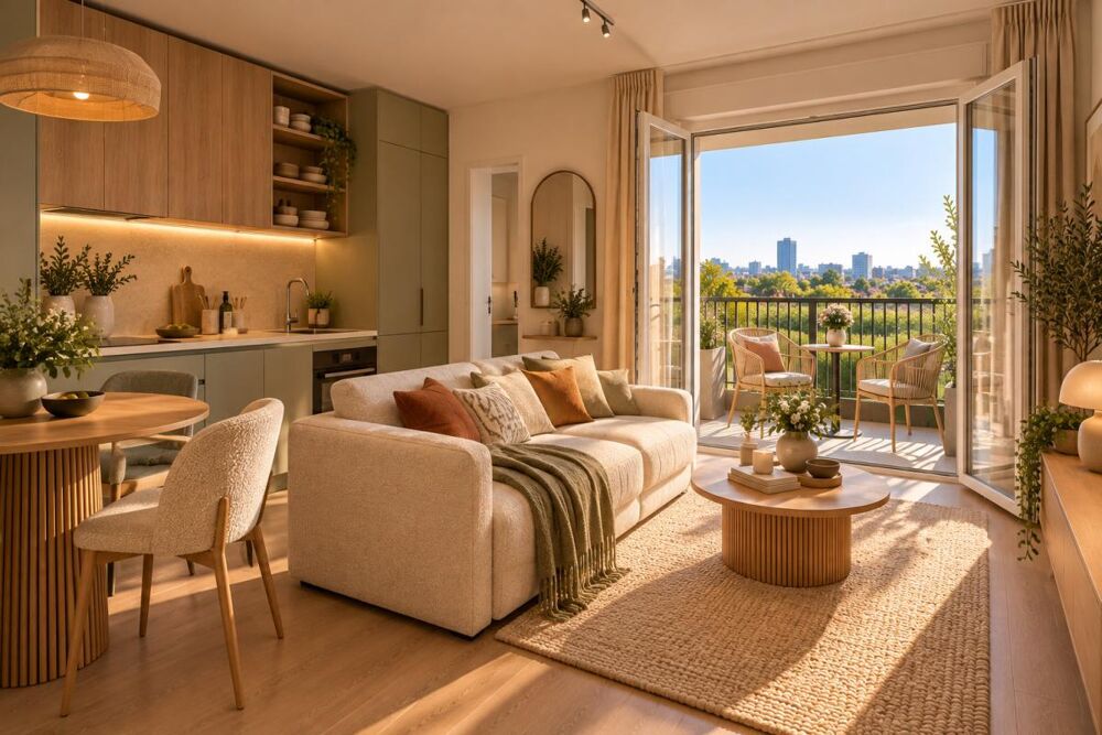 Beau T2 bien agencé avec balcon à Colombes