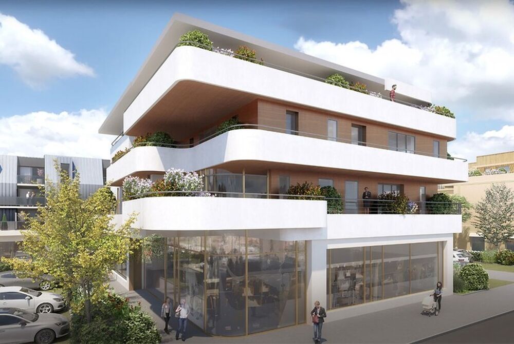 Studio neuf à vendre BOIS GUILLAUME 76230, surface habitable 23.93 m2 + terrasse jardin 13.48 m2