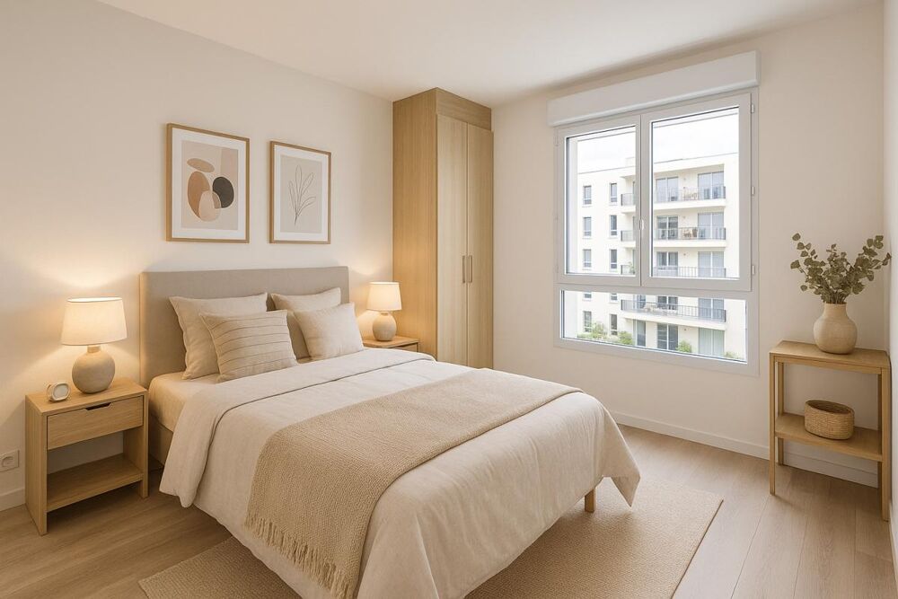 Vente Appartement ** LES AGNETTES ** Superbe 3 pièces neuf avec grand balcon Gennevilliers