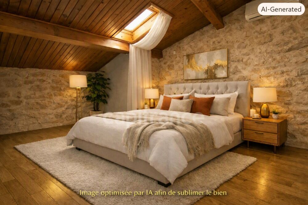 « Villespassans (34) Maison de village 58 m², 2 chambres, climatisée, petit prix »