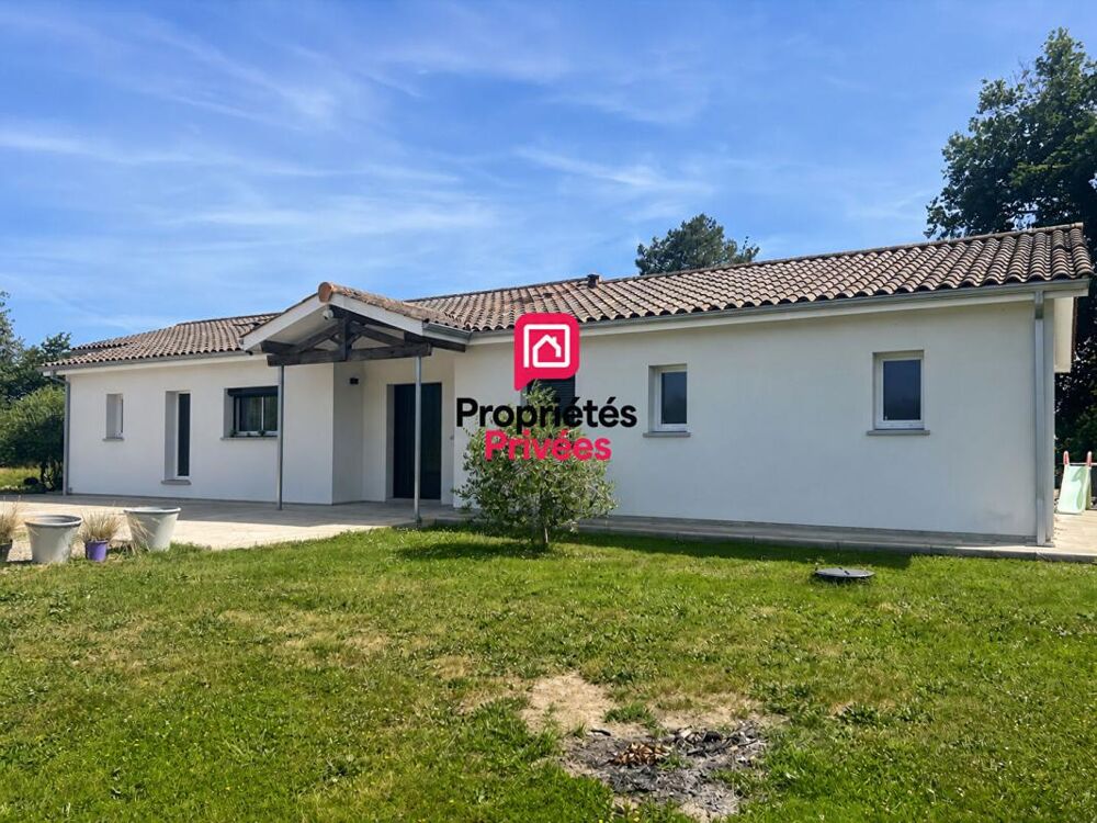 Maison contemporaine 4 chambres avec piscine et terrain constructible
