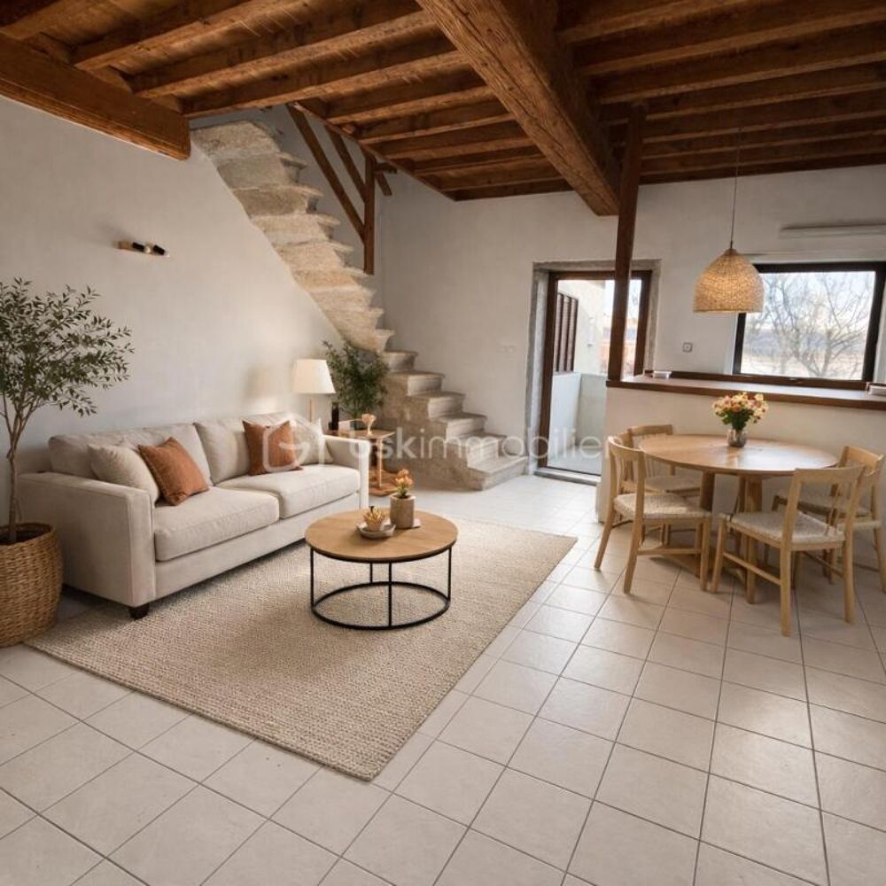 T2 Duplex avec balcon dans cadre bucolique