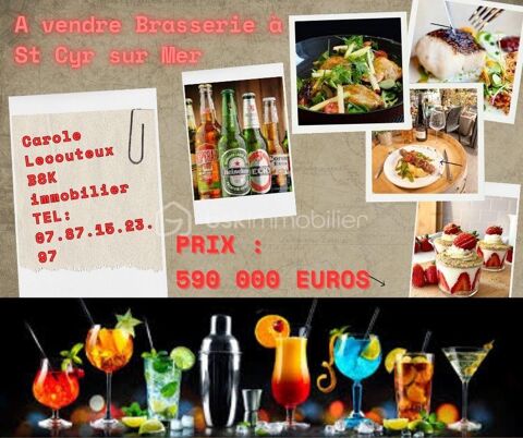 Restaurant Brasserie &agrave; Saint-Cyr-sur-Mer (83) � Fonds de commerce avec gros potentiel 590000 83270 Saint cyr sur mer