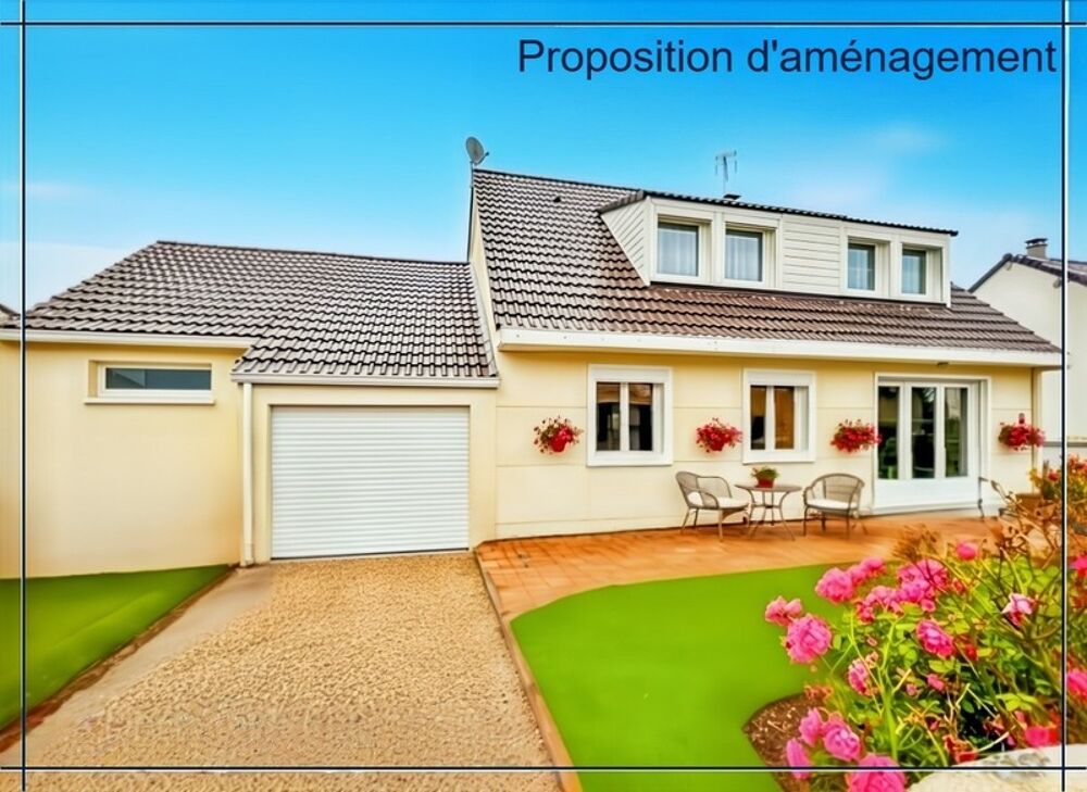 Vente Maison HANCHES (28) - Maison familial : Volumes, potentiel et sérénité * 4 Chambres + Bureau – Vie de plain-pied possible Hanches