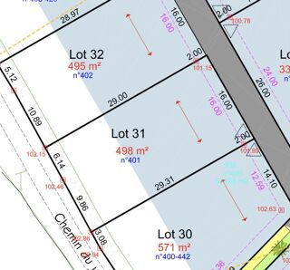  Terrain � vendre 498 m�