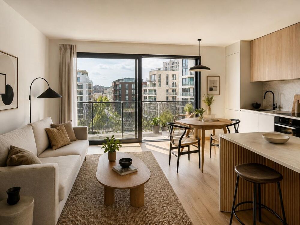 Vente Appartement Saint-Ouen Docks – Beau 2 pièces de 47 m² avec balcon Saint ouen sur seine