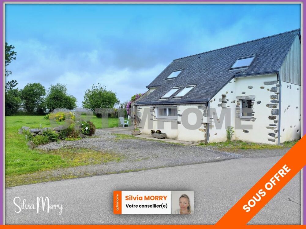 Maison à vendre 76 m² avec grand terrain PLOUDIRY (29)