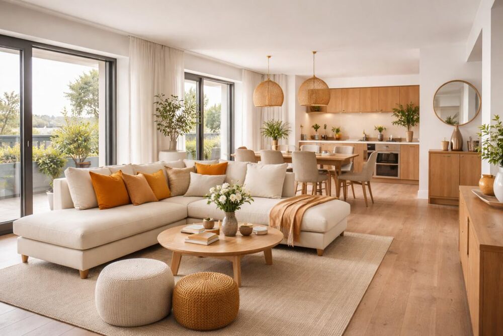 - T4 en DERNIER ETAGE orienté SUD-EST avec TERRASSE, BALCON, PARKING, PROCHE TRAMWAY -