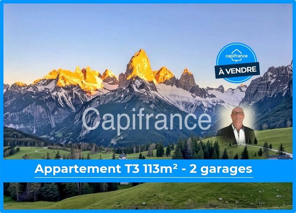 T3 de 113m² avec 2 grands garages proche BOURG-SAINT- MAURICE (73)